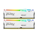 Memorija PC5-51200, 32GB, KINGSTON FURY Beast RGB, KF564C32BWEAK2-32, DDR5, 3200MHz, 2x16GB kit