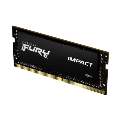 Memorija PC4-25600, 32GB, KINGSTON FURY Impact Black, KF432S20IB/32, SO-DIMM, DDR4, 1600MHz   - Kingston