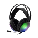 Slušalice WHITE SHARK Peacock GH-2444, žične, za PC/PS5/PS4/Xbox/MAC, mikrofon, 3.5mm, RGB, crne