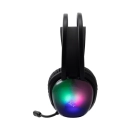 Slušalice WHITE SHARK Peacock GH-2444, žične, za PC/PS5/PS4/Xbox/MAC, mikrofon, 3.5mm, RGB, crne