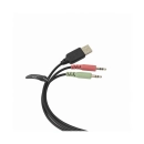 Slušalice WHITE SHARK OX GH-2140, žične, za PC/PS5/PS4/Xbox/MAC, mikrofon, 3.5mm, RGB, crne