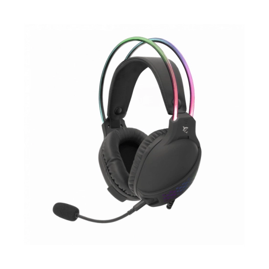 Slušalice WHITE SHARK OX GH-2140, žične, za PC/PS5/PS4/Xbox/MAC, mikrofon, 3.5mm, RGB, crne