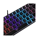 Tipkovnica WHITE SHARK Ashiko GK-2202, mehanička, Red switch, USB A, LED, HR Layout, crna
