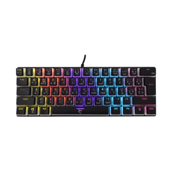 Tipkovnica WHITE SHARK Ashiko GK-2202, mehanička, Blue switch, USB A, LED, HR Layout, crna