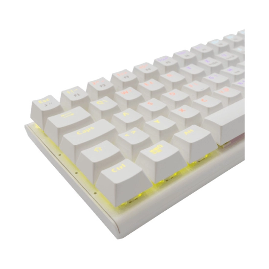 Tipkovnica WHITE SHARK Wakizashi GK-002212, mehanička, Red switch, USB C, LED, HR Layout, bijela Tipkovnica WHITE SHARK Wakizashi GK-002212, mehanička, Red switch, USB C, LED, HR Layout, bijela