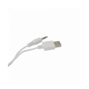 Zvučnici WHITE SHARK MOOD GSP-968, 3.5 mm, LED, bijeli
