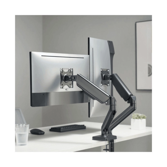 Nosač za monitor SBOX LCD-S024-2, za 2 monitora, 17-32incha, stolni Nosač za monitor SBOX LCD-S024-2, za 2 monitora, 17-32incha, stolni