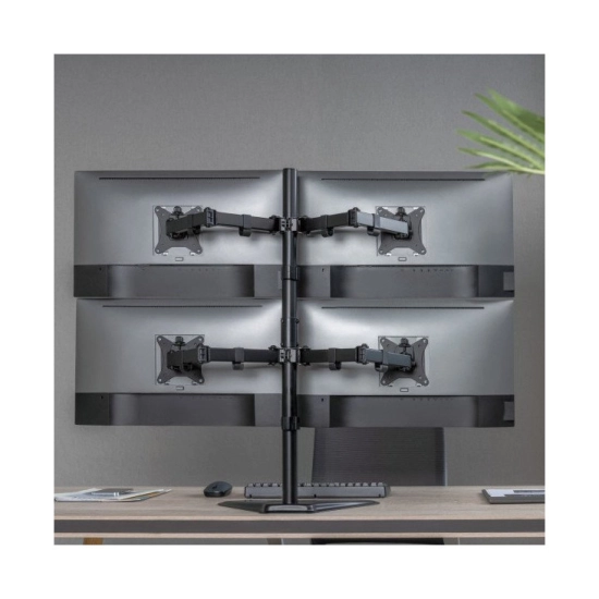 Nosač za monitor SBOX LCD-F048-2, za 4 monitora, 17-32incha, stolni