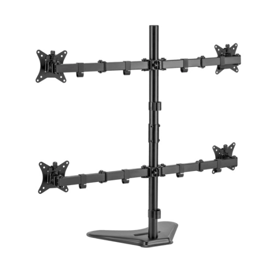 Nosač za monitor SBOX LCD-F048-2, za 4 monitora, 17-32incha, stolni