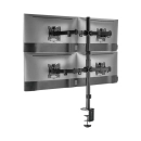 Nosač za monitor SBOX LCD-352/4-2, za 4 monitora, 17-32incha, stolni