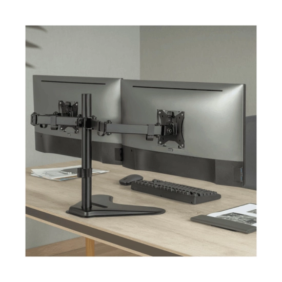 Nosač za monitor SBOX LCD-F024-2, za 2 monitora, 17-32incha, stolni