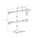 Nosač za monitor SBOX LCD-F048, za 4 monitora, 13-32incha, stolni