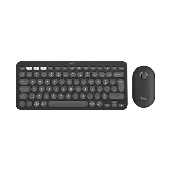 Tipkovnica + miš LOGITECH Pebble 2, 920-012239, bežična slim, Bluetooth, siva Tipkovnica + miš LOGITECH Pebble 2, 920-012239, bežična slim, Bluetooth, siva
