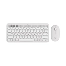 Tipkovnica + miš LOGITECH Pebble 2, 920-012240, bežična slim, Bluetooth, bijela