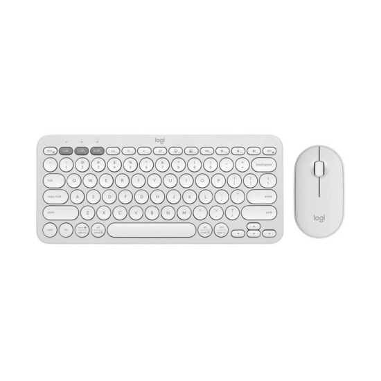 Tipkovnica + miš LOGITECH Pebble 2, 920-012240, bežična slim, Bluetooth, bijela Tipkovnica + miš LOGITECH Pebble 2, 920-012240, bežična slim, Bluetooth, bijela