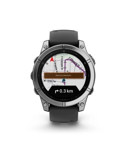 Pametni sportski sat GARMIN fenix E 010-03025-00, 47mm, srebrni, crni remen