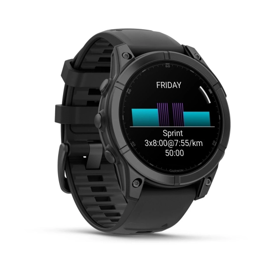 Pametni sat GARMIN fenix E 010-03025-01, 47mm, crni, crni remen