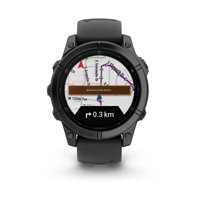 Pametni sportski sat GARMIN fenix E 010-03025-01, 47mm, crni, crni remen  