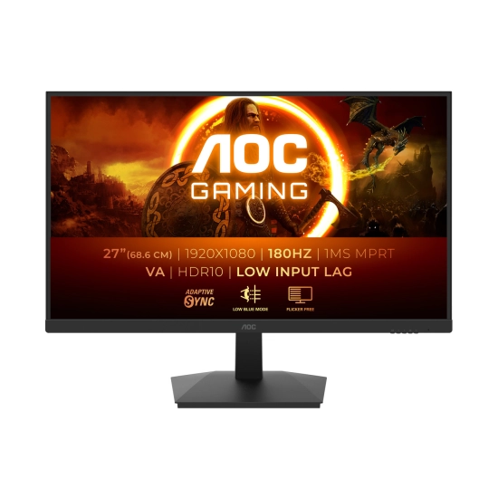 Monitor 27incha AOC 27G15N2, FHD, VA, 180Hz, 1ms, 300cd/m2, 3000:1, crni Monitor 27incha AOC 27G15N2, FHD, VA, 180Hz, 1ms, 300cd/m2, 3000:1, crni