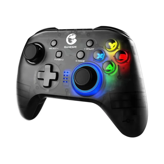 Gamepad GAMESIR T4 Pro, bežični, bluetooth, USB C, Nintendo Switch/Android/PC, Translucent black Gamepad GAMESIR T4 Pro, bežični, bluetooth, USB C, Nintendo Switch/Android/PC, Translucent black