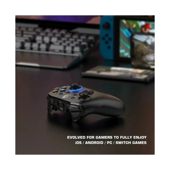 Gamepad GAMESIR T4 Pro, bežični, bluetooth, USB-C, Nintendo Switch/Android/PC, Translucent black