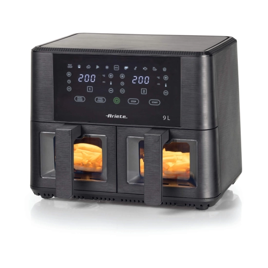 Friteza na vrući zrak ARIETE 4631, 00C463100AR0, 2x 4.5l, 2400W, crna Friteza na vrući zrak ARIETE 4631, 00C463100AR0, 2x 4.5l, 2400W, crna