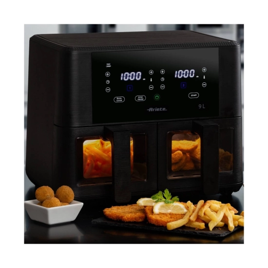 Friteza na vrući zrak ARIETE 4631, 00C463100AR0, 2x 4.5l, 2400W, crna Friteza na vrući zrak ARIETE 4631, 00C463100AR0, 2x 4.5l, 2400W, crna