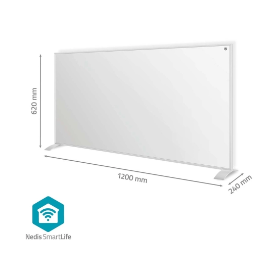 Grijalica NEDIS HTIP700WTW, SmartLife, 700W, Infrared panel, Wi-Fi, Android, IOS, bijela 