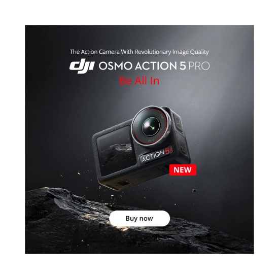 Akcijska kamera DJI Osmo Action 5 Pro Adventure Combo, 4K@120fps, CP.OS.00000350.01 Akcijska kamera DJI Osmo Action 5 Pro Adventure Combo, 4K@120fps, CP.OS.00000350.01