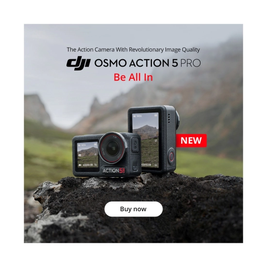 Akcijska kamera DJI Osmo Action 5 Pro Adventure Combo, 4K@120fps, CP.OS.00000350.01 Akcijska kamera DJI Osmo Action 5 Pro Adventure Combo, 4K@120fps, CP.OS.00000350.01