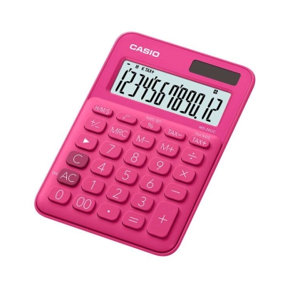 Kalkulator CASIO MS-20UC-RD, izračun poreza, crveni   - Casio