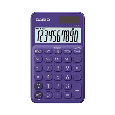 Kalkulator CASIO SL-310UC-PL, ljubičasti   - TABLETI, E-BOOK I OPREMA