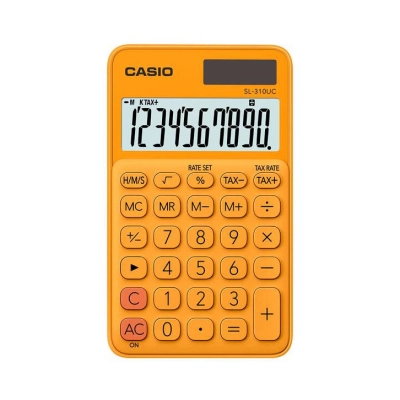 Kalkulator CASIO SL-310UC-RG, narančasti   - TABLETI, E-BOOK I OPREMA