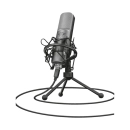 Mikrofon TRUST GXT 242 Lance, USB A, crni