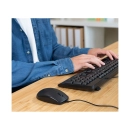 Tipkovnica + miš TRUST Primo, žična, USB A, crna