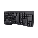 Tipkovnica + miš TRUST Ody II, bežična, USB A, crna