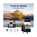 Čitač memorijskih kartica UGREEN, USB C, TF/SD kartice, 15cm, crni