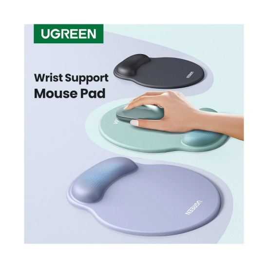 Podloga za miš UGREEN, ergonomska, 220x245mm, siva