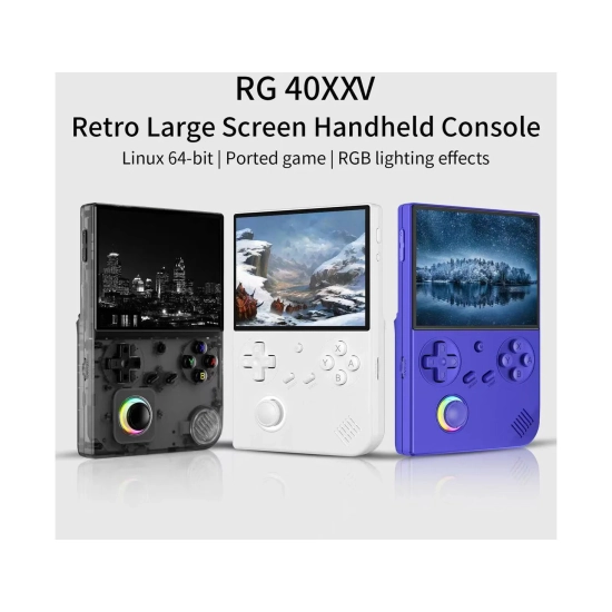 Igraća konzola ANBERNIC RG40XX V, 64GB, 4incha IPS, bijela