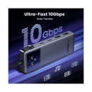 USB HUB UGREEN 6-in-1, USB C na HDMI 4K@60, USB C PD 100W, 2x USB C, 3x USB A, sivi