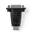 Adapter NEDIS CVGB34910BK, HDMI na DVI-D 24+1-Pin (Ž), crni