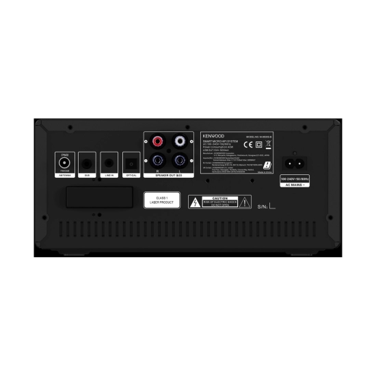 Micro linija KENWOOD M-9500S-B, CD Player, DAB+, FM, MP3, Bluetooth, Internetski radio, USB,crna