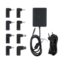 Punjač za laptop NEDIS NBAU100110BK, univerzalni, 100W, 2.5m