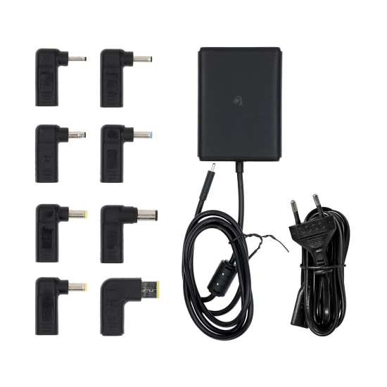 Punjač za laptop NEDIS NBAU100110BK, univerzalni, 100W, 2.5m Punjač za laptop NEDIS NBAU100110BK, univerzalni, 100W, 2.5m
