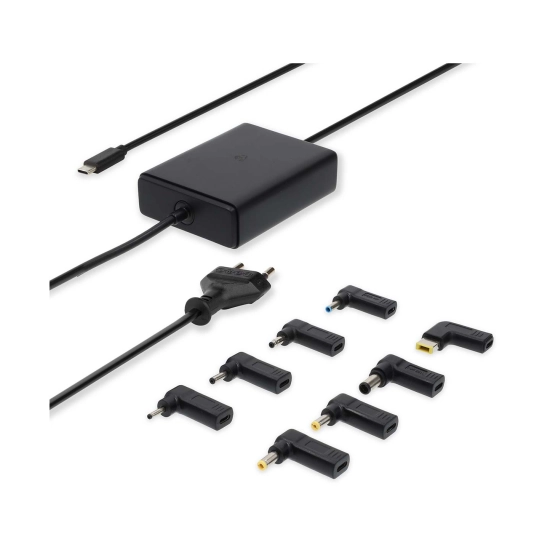 Punjač za laptop NEDIS NBAU100110BK, univerzalni, 100W, 2.5m Punjač za laptop NEDIS NBAU100110BK, univerzalni, 100W, 2.5m