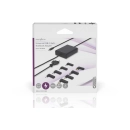 Punjač za laptop NEDIS NBAU100110BK, univerzalni, 100W, 2.5m