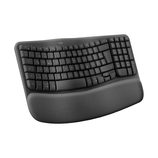 Tipkovnica LOGITECH 920-012304 Wave Keys, bežična, US layout, siva