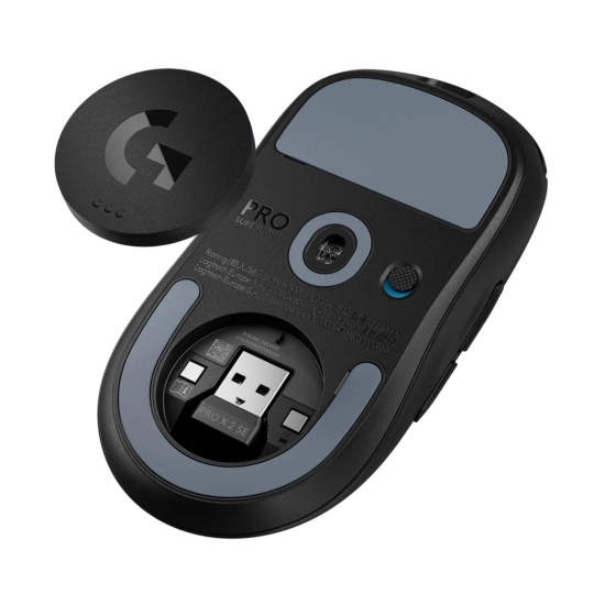 Miš LOGITECH G PRO X Superlight 2 Lightspeed, bežični, 32000 DPI, crni