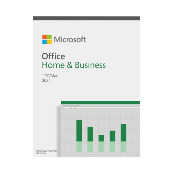 MICROSOFT Office Home & Business 2024, Engleski, Medialess, EP2-06631