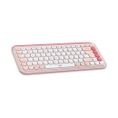 Tipkovnica LOGITECH POP Icon Keys, 920-013073, bežična, roza